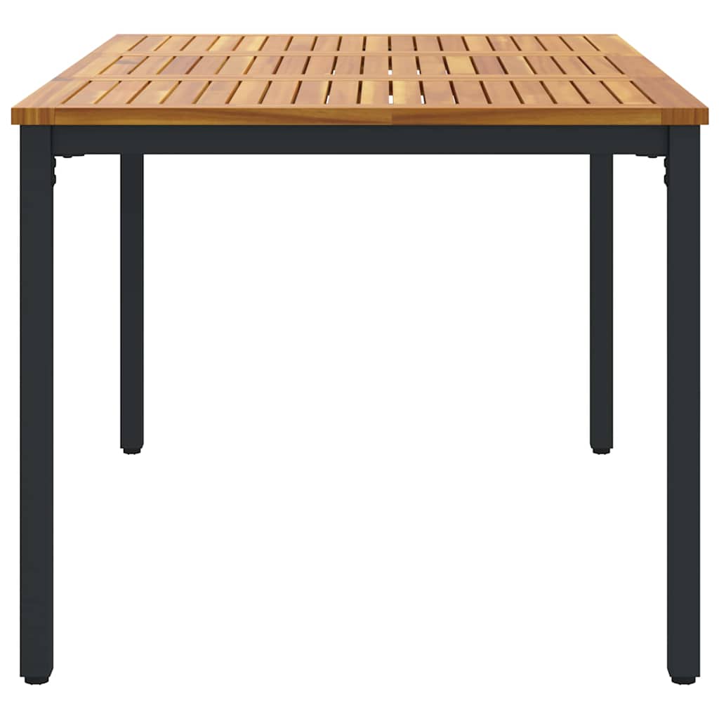 Lauko stalas Natūrali ir juoda 150 x 90 x 75 cm
