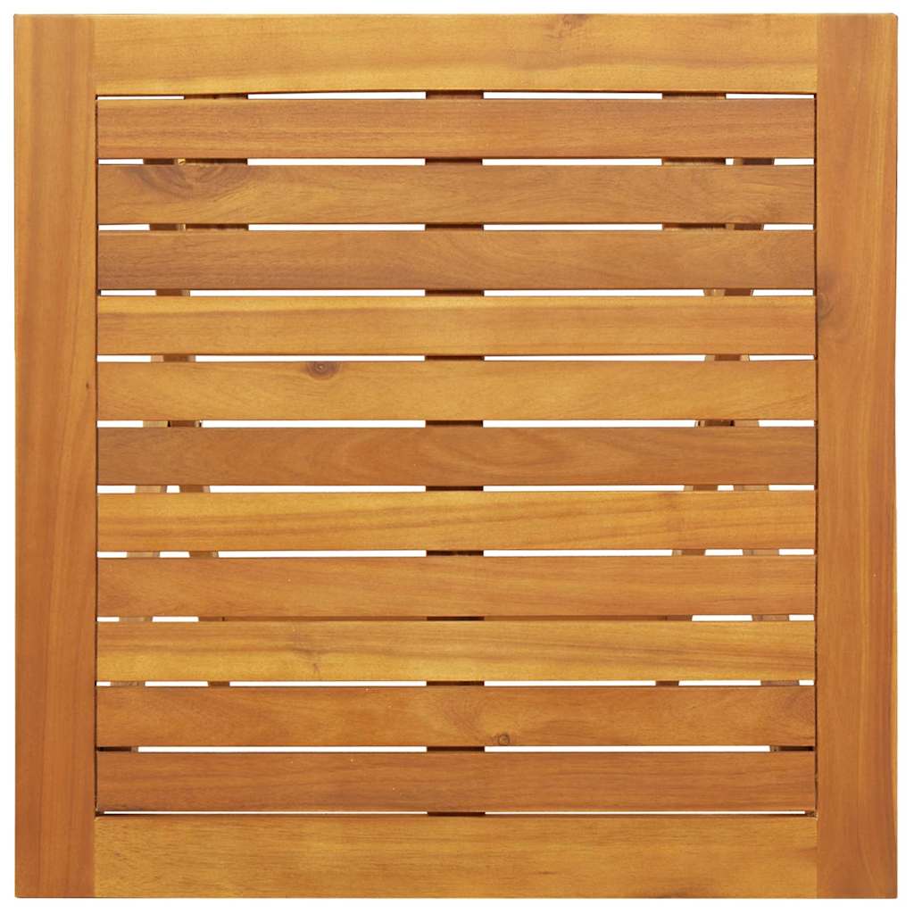 Dārza galds Dabīgs 60 x 60 x 72 cm Akācijas masīvkoks