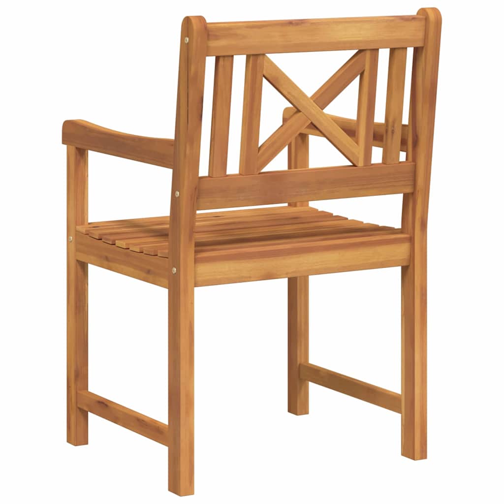 Sodo Kėdė 2 pcs 56 x 56 x 90 cm Kietos akacijos mediena