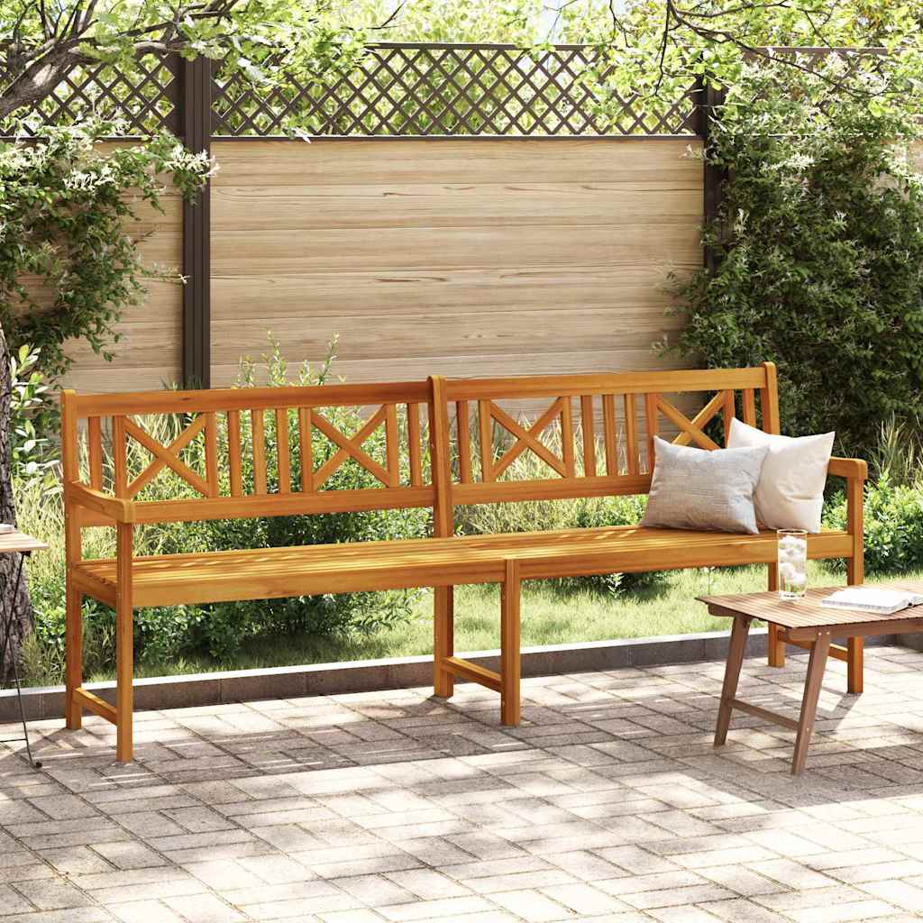 Dārza sols Brūns 220 x 56 x 90 cm Masīva akācijas koksne