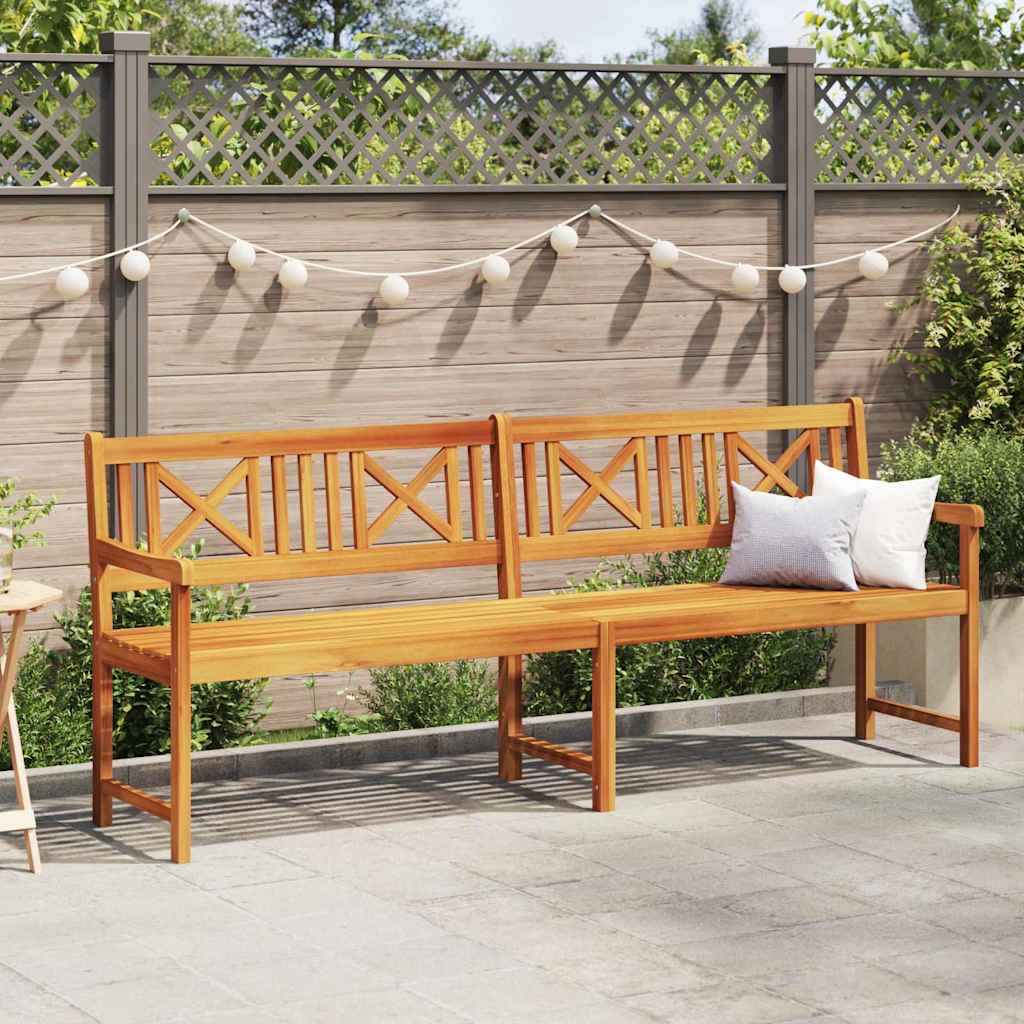 Dārza sols Brūns 220 x 56 x 90 cm Masīva akācijas koksne