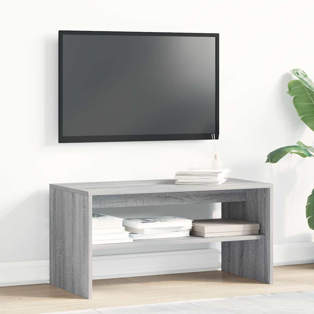 TV spintelė, pilka ąžuolo, 80x40x40cm, apdirbta mediena
