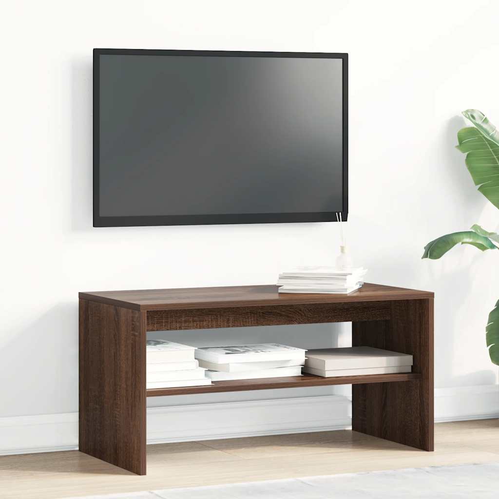 TV spintelė, ruda ąžuolo, 80x40x40cm, apdirbta mediena