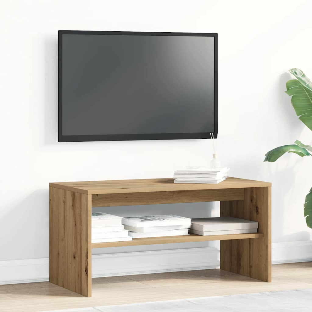 TV spintelė, artisano ąžuolo, 80x40x40cm, apdirbta mediena
