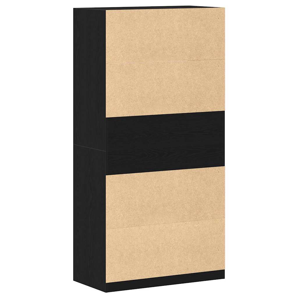 Skapis ar melnu ozolkoka apdari 100x50x200 cm Inženierijas Koksne