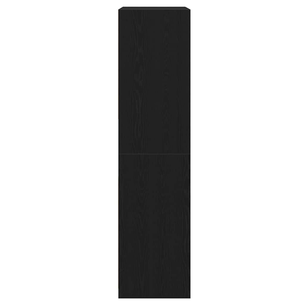 Juoda spinta 50x50x200 cm iš ekologiškos medienos