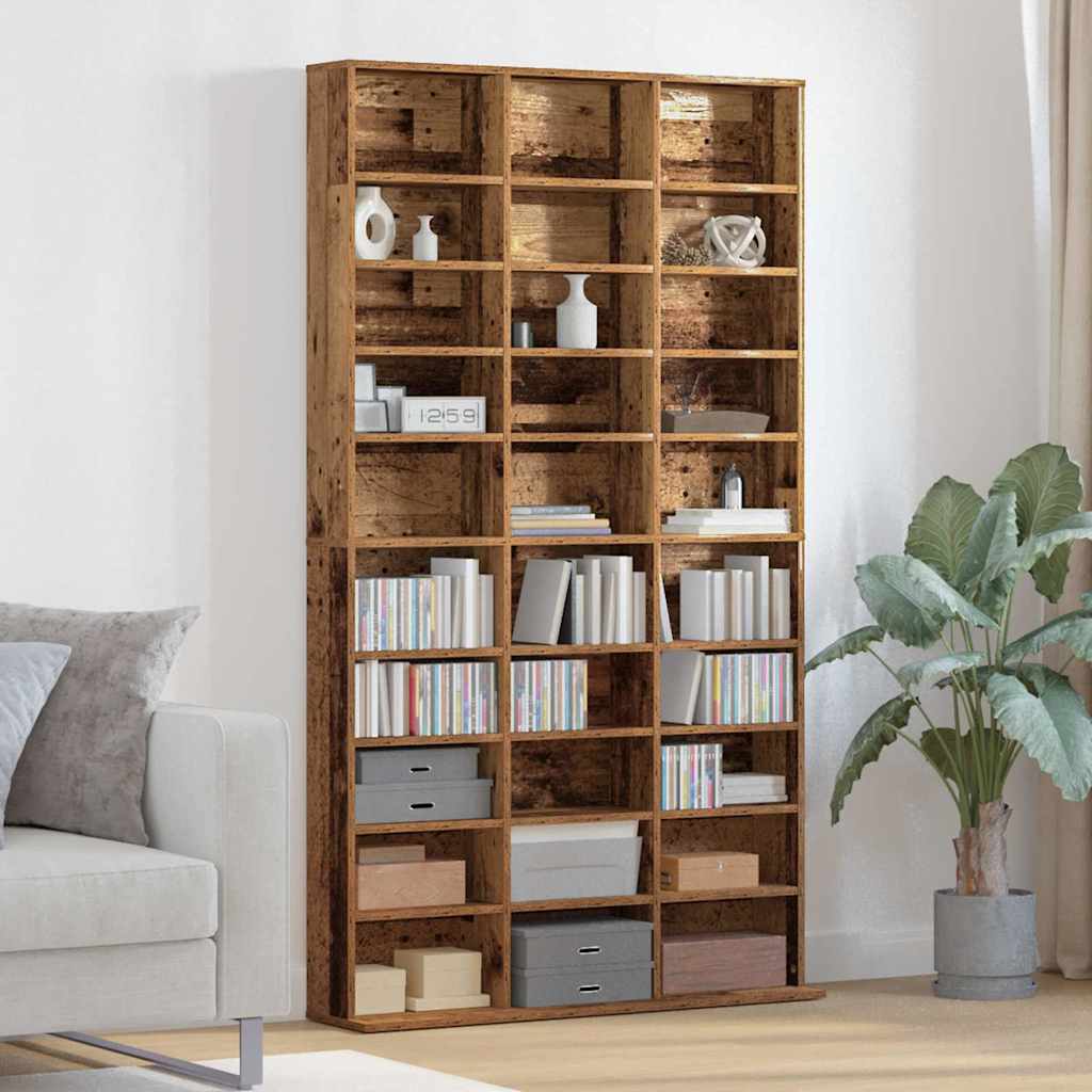 CD plaukts Vecs koks 101 x 23 x 177.5 cm Apstrādāta koksne
