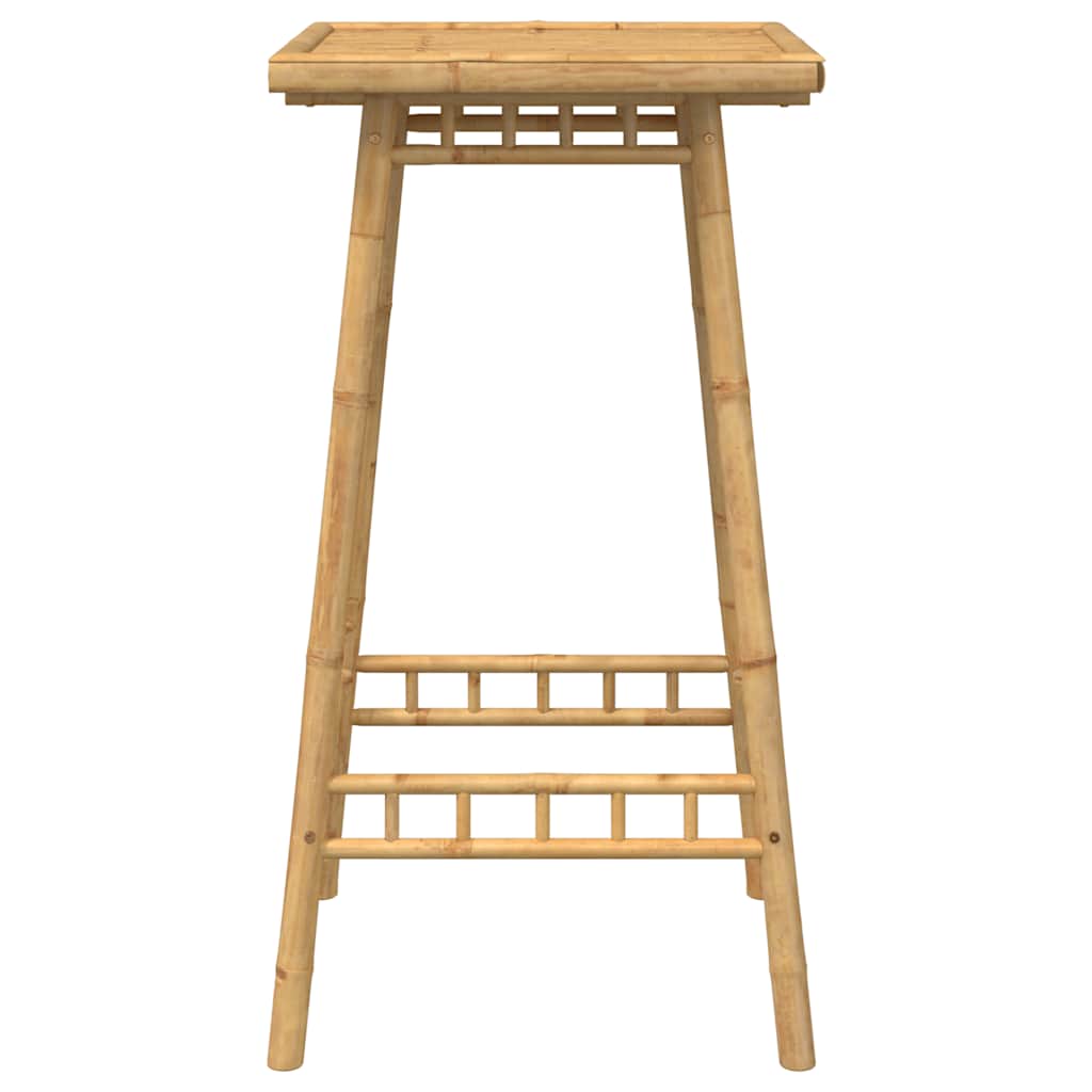 Lauko baro stalas, kvadratinis, 55x55x100cm, bambukas