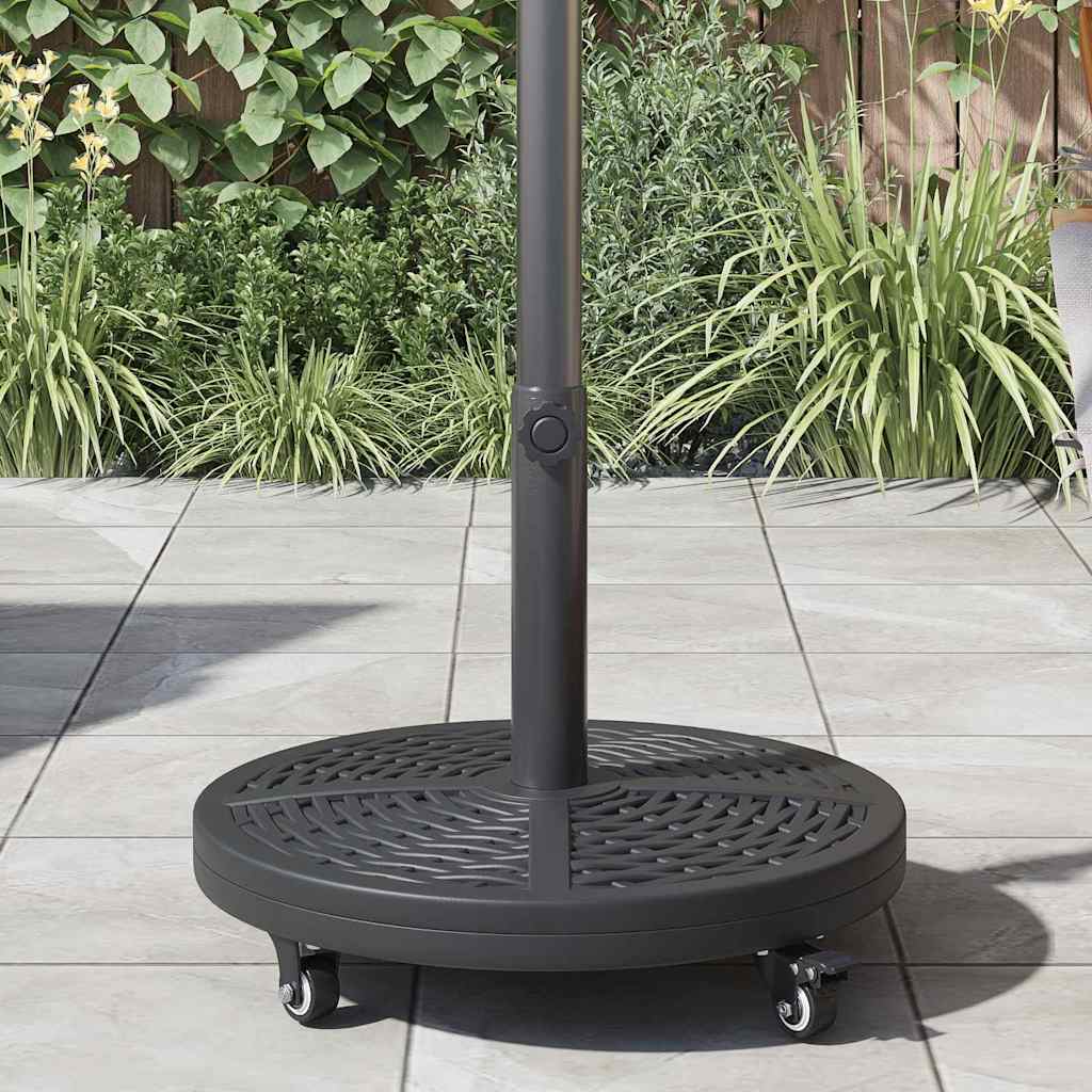 Skėčio pagrindas 15.2 kg Juoda Geležis Apvali