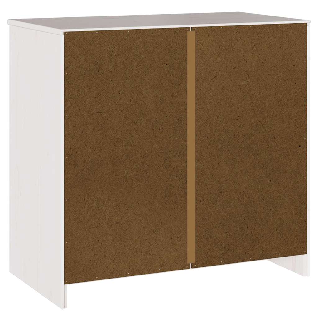 Kumode "DRAMMEN" Balta 79x43x75,5 cm No Priedes Koka