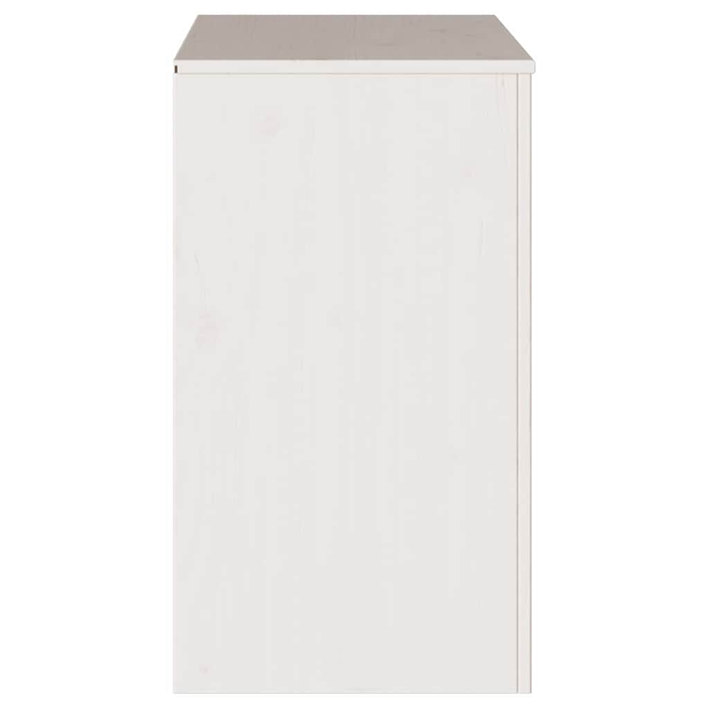 Kumode "DRAMMEN" Balta 79x43x75,5 cm No Priedes Koka