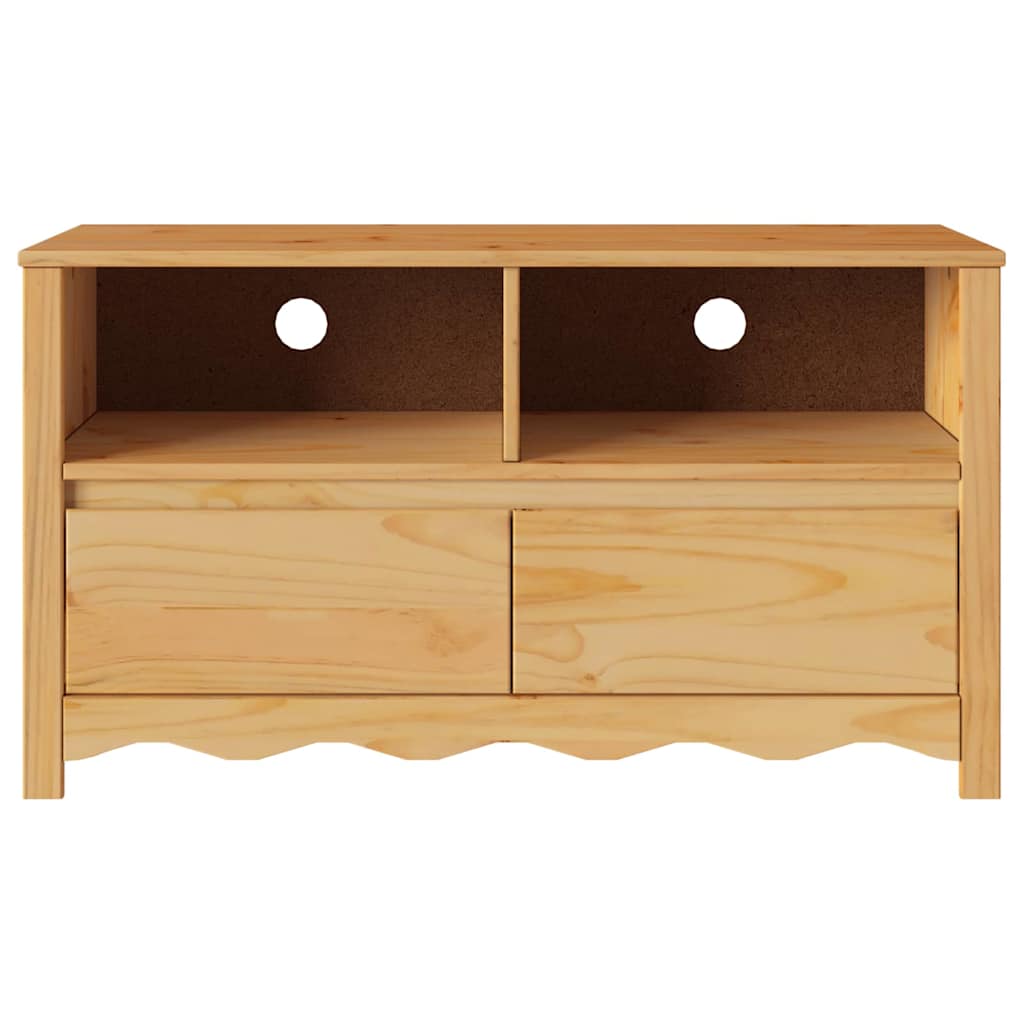 TV Spintelė "DRAMMEN" 99x43x55 cm iš Kietos Pušies Medienos