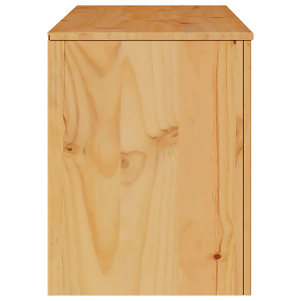 TV Spintelė "DRAMMEN" 99x43x55 cm iš Kietos Pušies Medienos