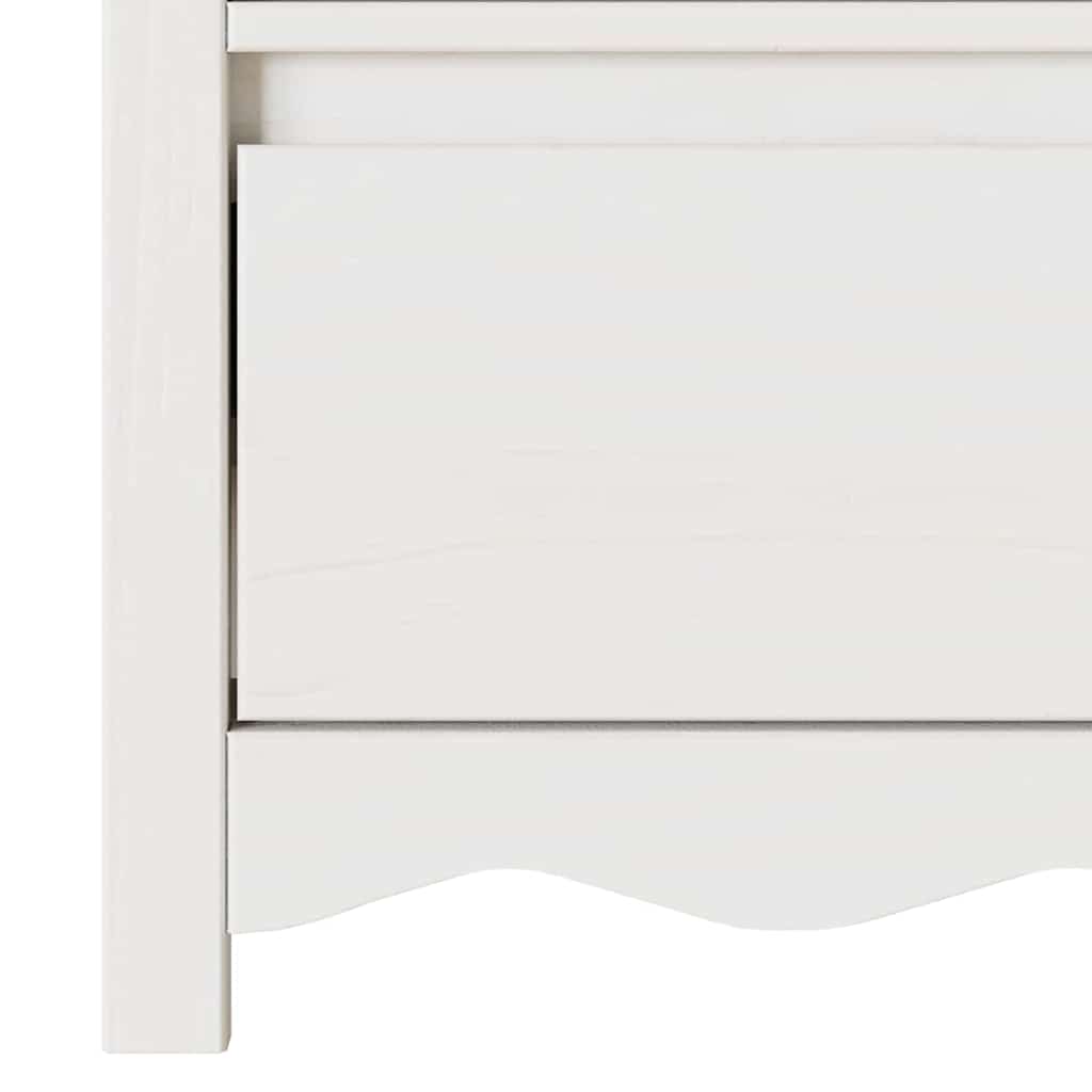 TV Cabinet "DRAMMEN" White 99x43x55 cm Solid pine wood