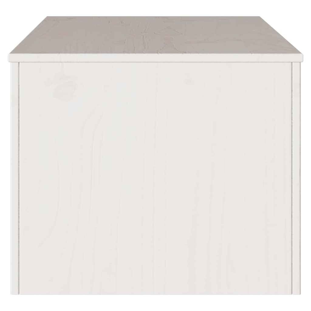 Kavos staliukas "DRAMMEN" Baltas 99x55x45 cm Kietas pušies medis
