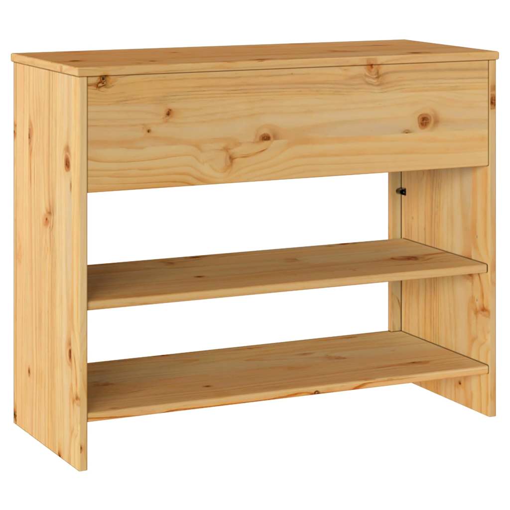 Konsoles galds "DRAMMEN" 89,5x37x73 cm, cieta priedes koksne