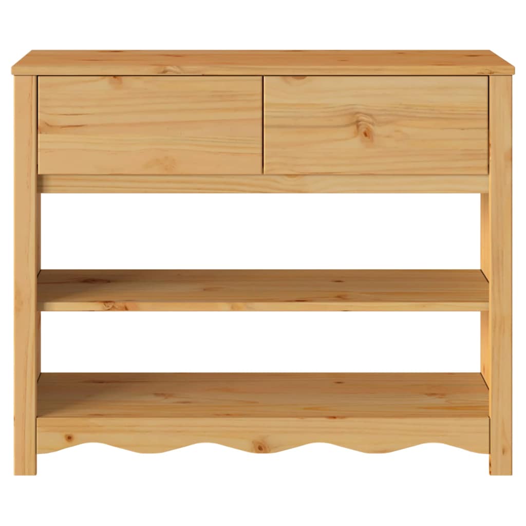 Konsoles galds "DRAMMEN" 89,5x37x73 cm, cieta priedes koksne