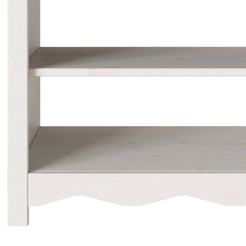 Konsolinis stalas "DRAMMEN" Baltas 89,5x37x73 cm Iš kietos pušies