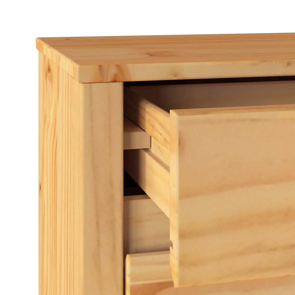 Bedside table "DRAMMEN" 45x35x56 cm Made of solid pine wood
