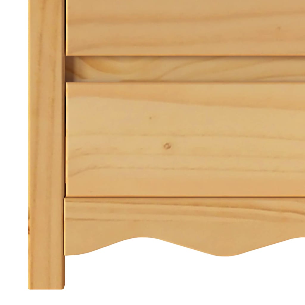 Bedside table "DRAMMEN" 45x35x56 cm Made of solid pine wood