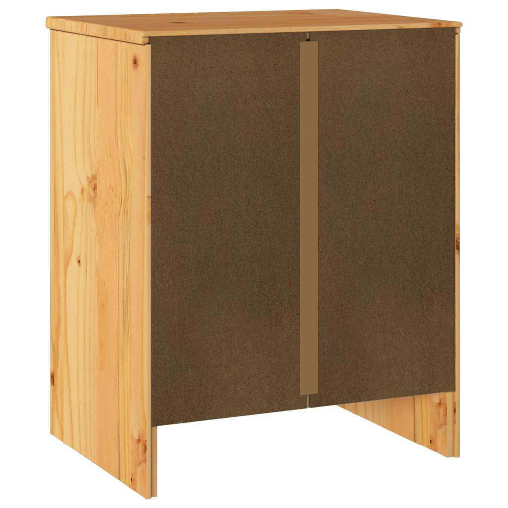 Bedside table "DRAMMEN" 45x35x56 cm Made of solid pine wood