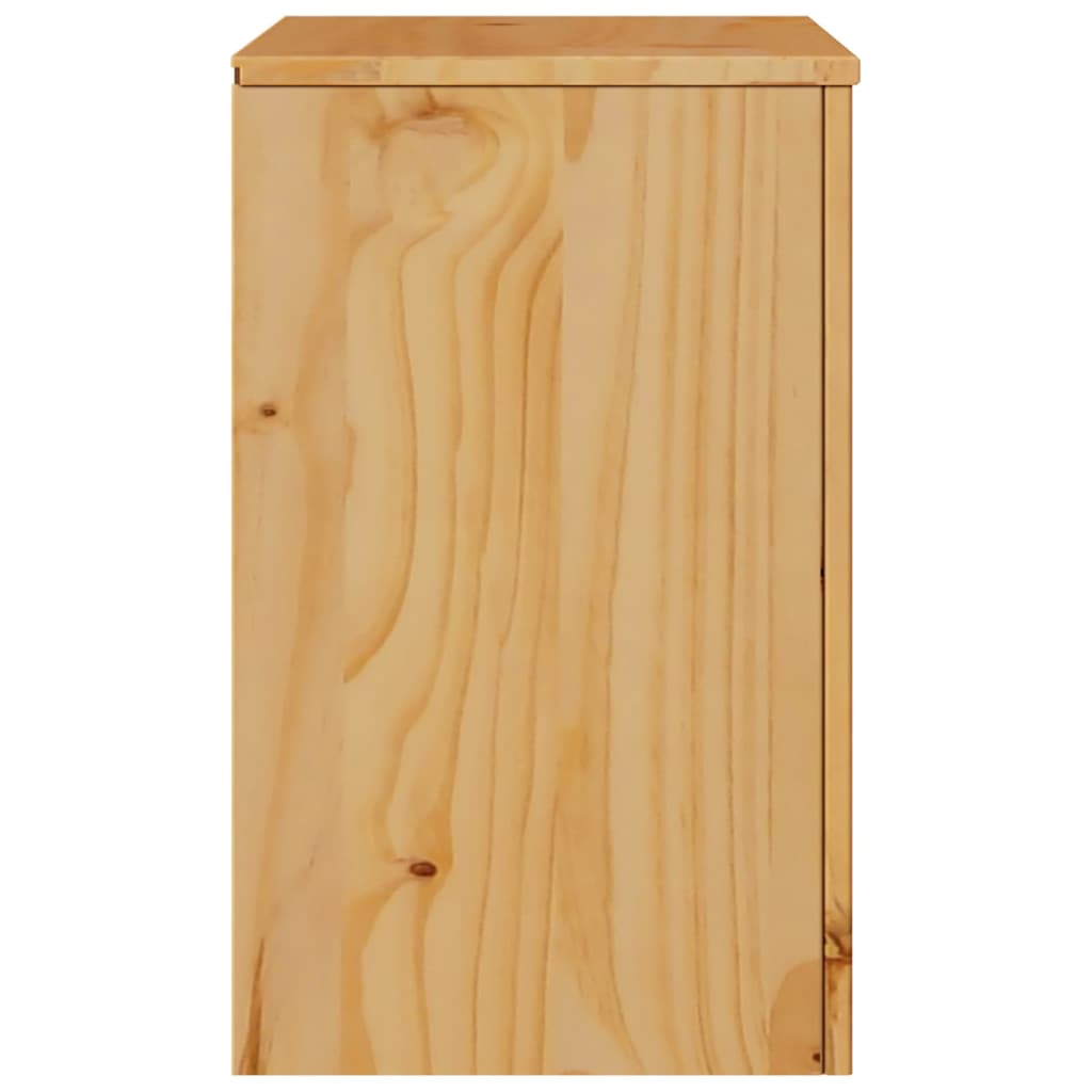 Bedside table "DRAMMEN" 45x35x56 cm Made of solid pine wood