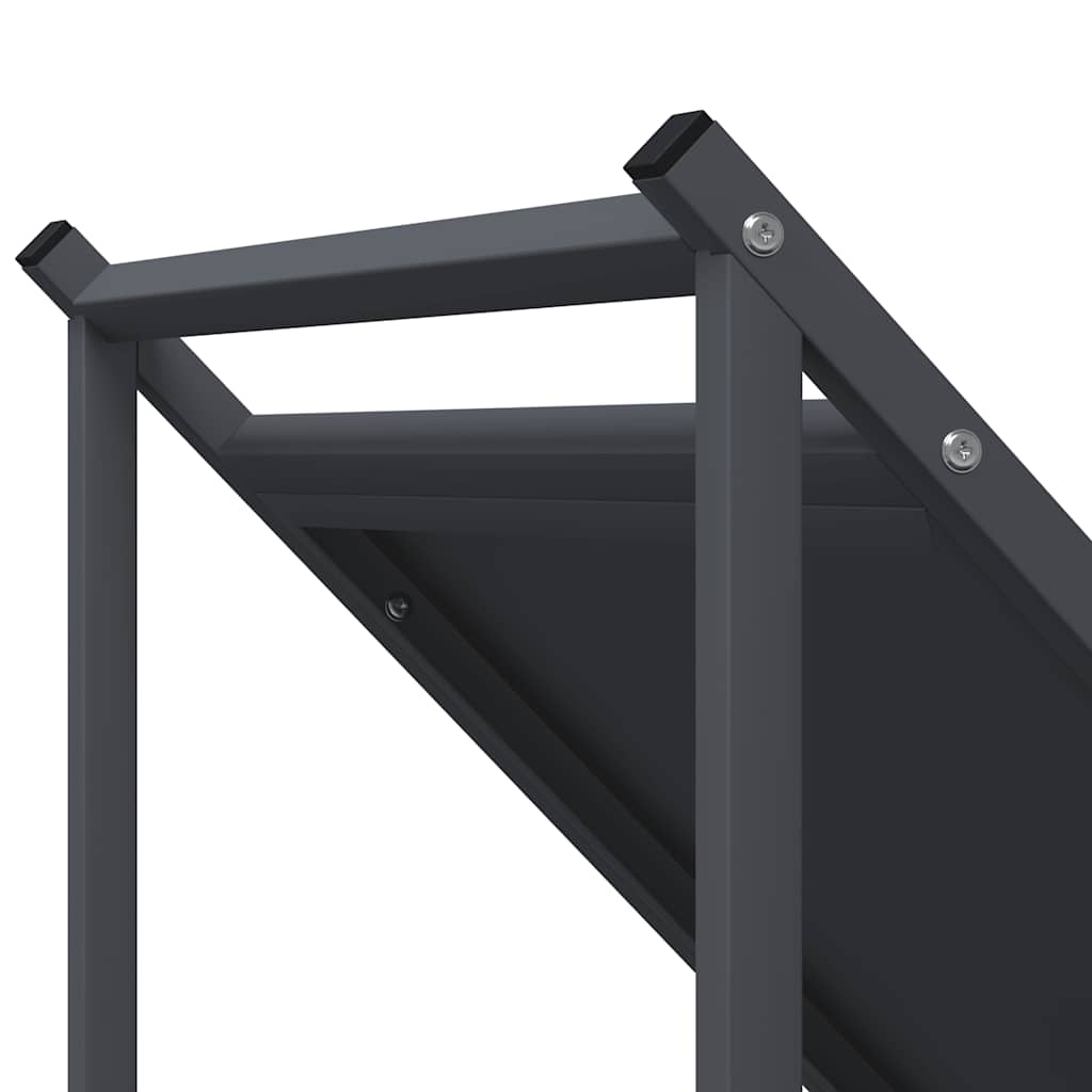 Firewood rack, 70x43x34.5 cm, cold-rolled steel