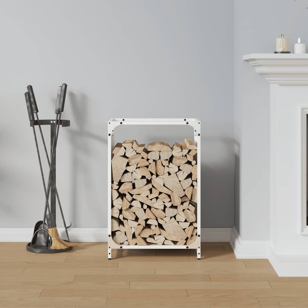 Stovas malkoms, balta, 44x28x65 cm, šaltai valcuotas plienas