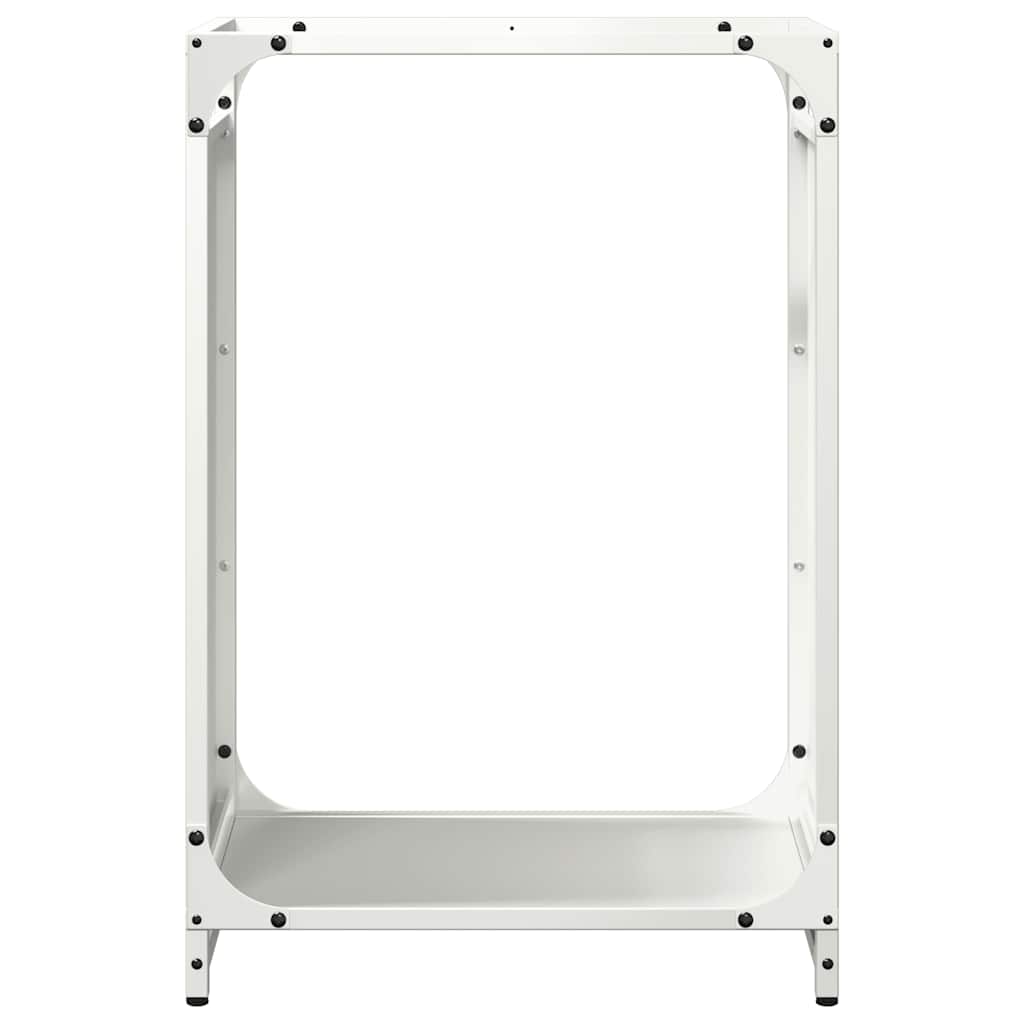 Stovas malkoms, balta, 44x28x65 cm, šaltai valcuotas plienas