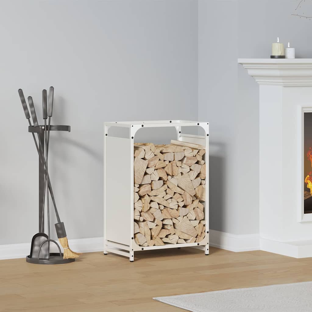 Stovas malkoms, balta, 44x28x65 cm, šaltai valcuotas plienas