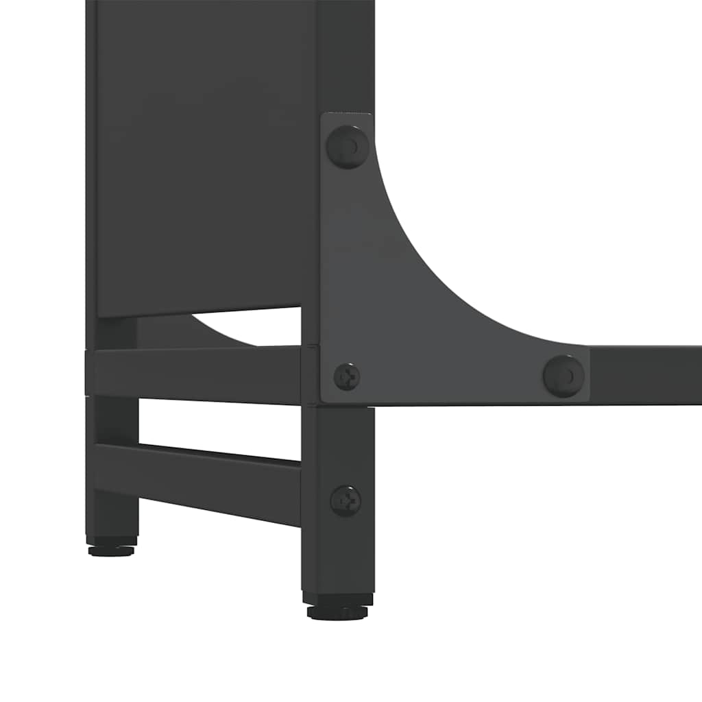 Stovas malkoms, juodos, 44x28x90 cm, šaltai valcuotas plienas