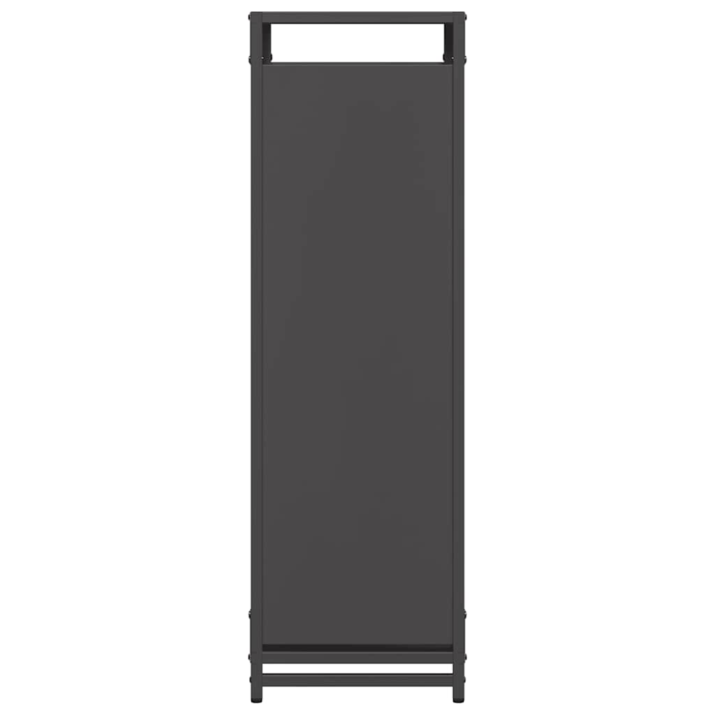 Malkų lentyna, juoda, 60x28x90 cm, šaltai valcuotas plienas