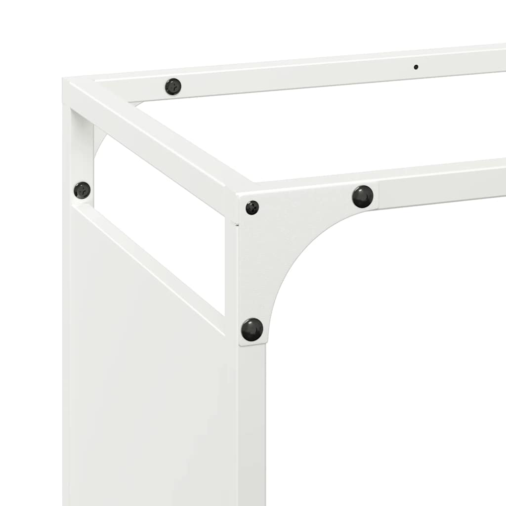 Malkų lentyna, baltos spalvos, 60x28x90 cm, šaltai valcuotas plienas