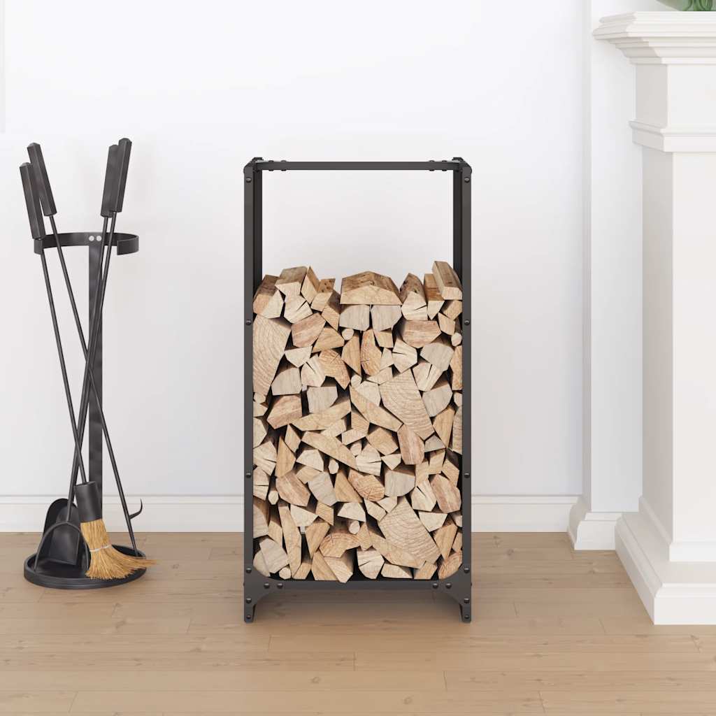 Stovas malkoms, juodos, 40x30x80 cm, šaltai valcuotas plienas