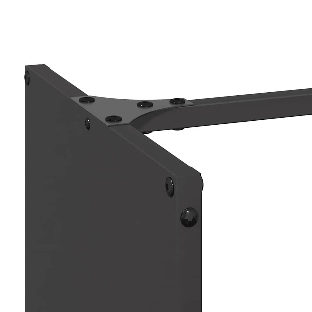 Stovas malkoms, juodos, 40x30x80 cm, šaltai valcuotas plienas