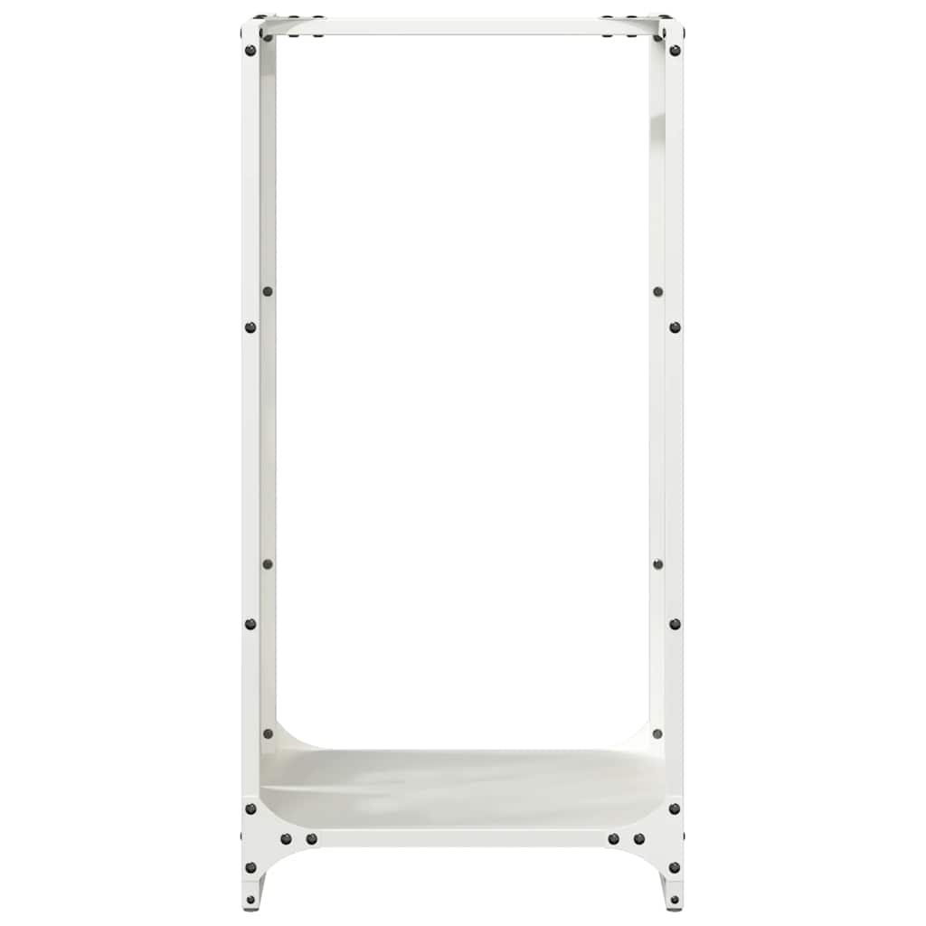Stovas malkoms, balta, 40x30x80 cm, šaltai valcuotas plienas