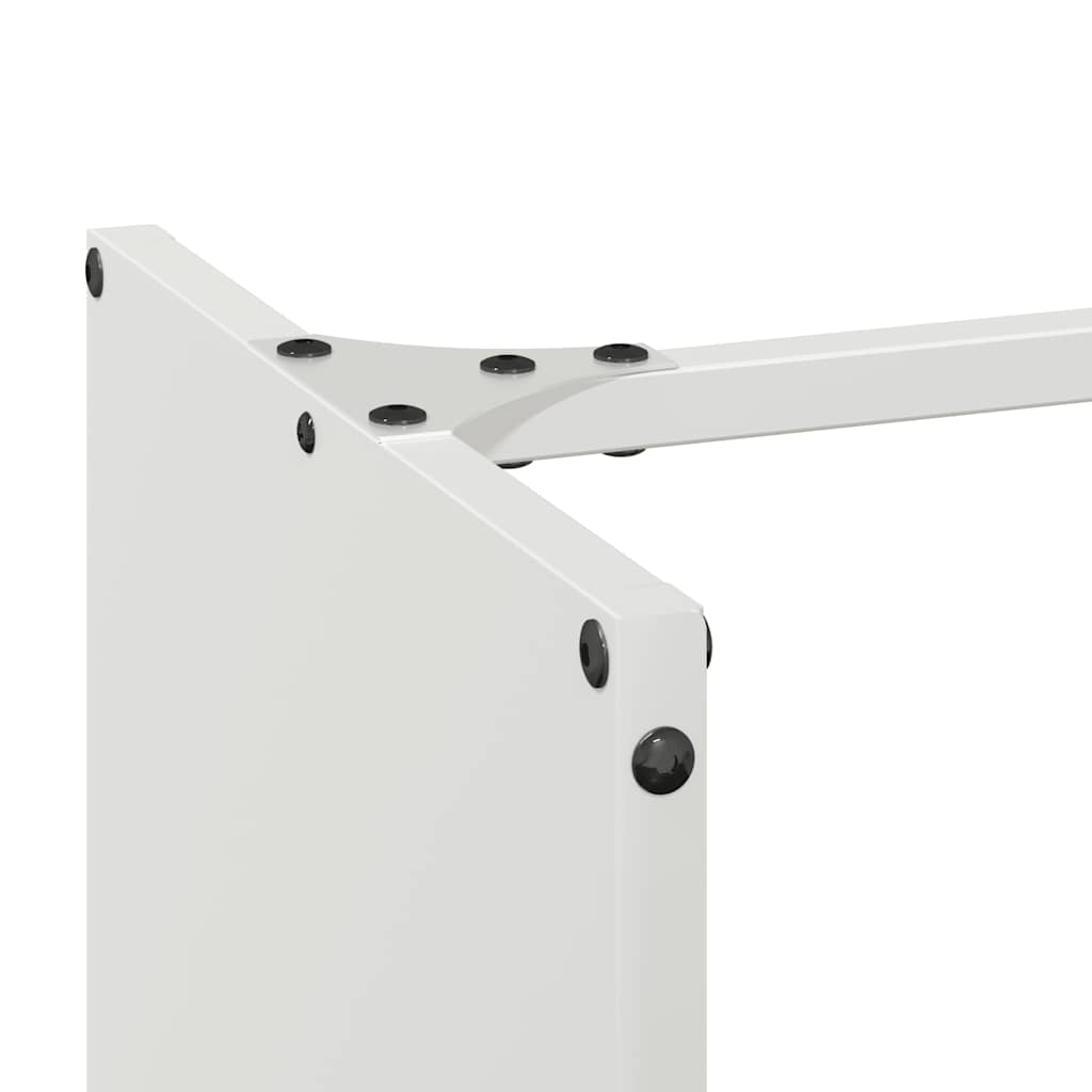 Stovas malkoms, balta, 40x30x80 cm, šaltai valcuotas plienas