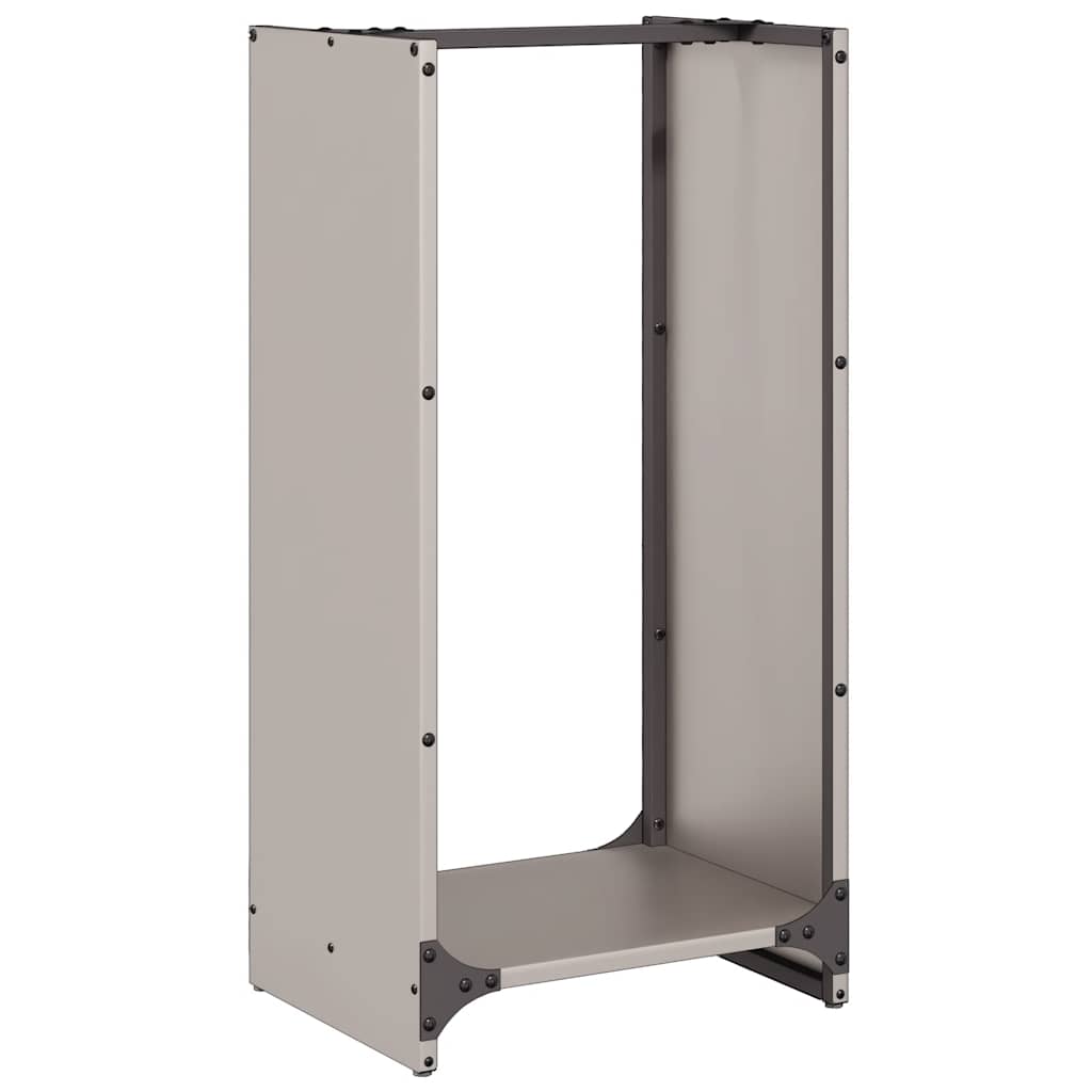 firewood shelf 40x30x80 cm weather-resistant steel