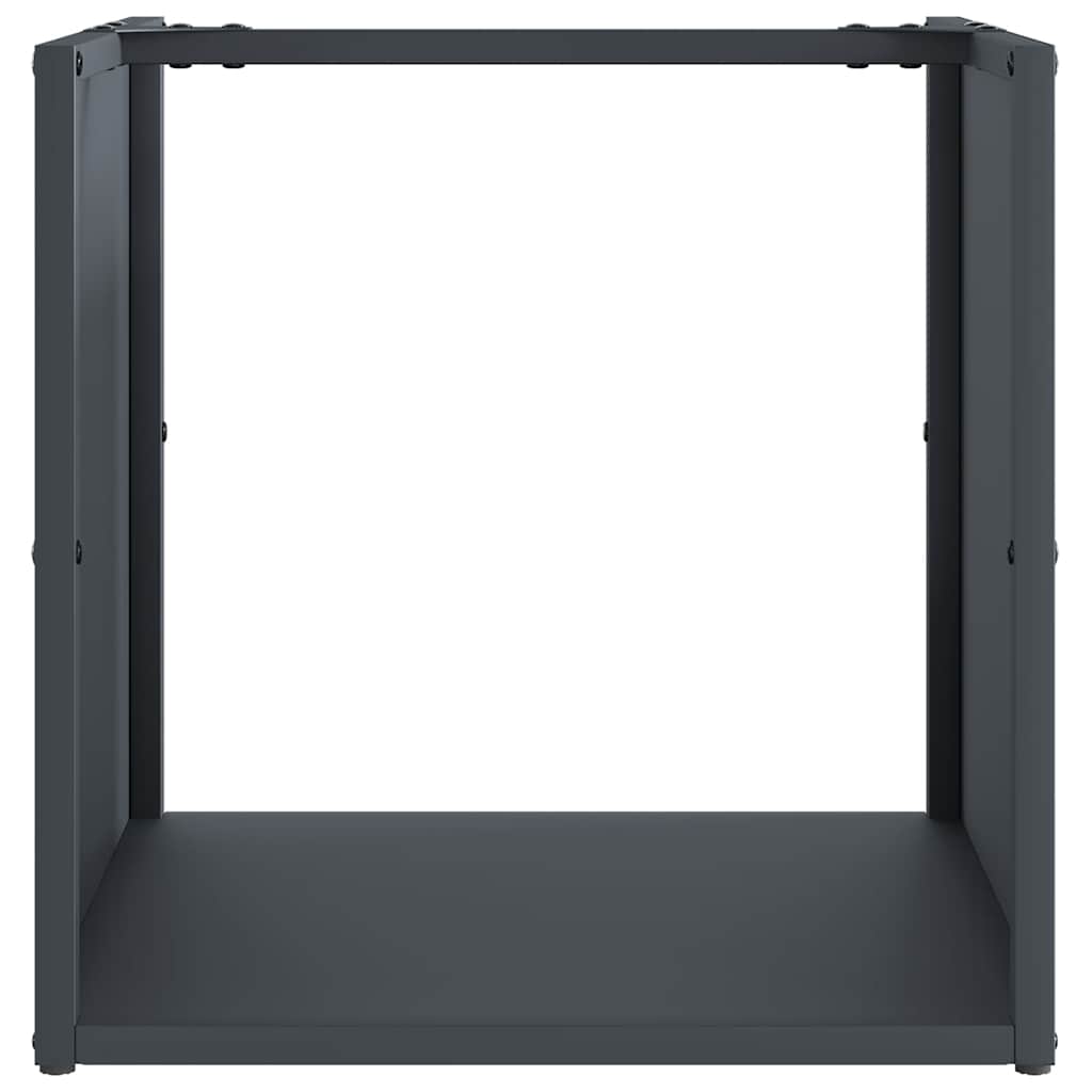 Firewood rack, 40x40x40 cm, cold-rolled steel