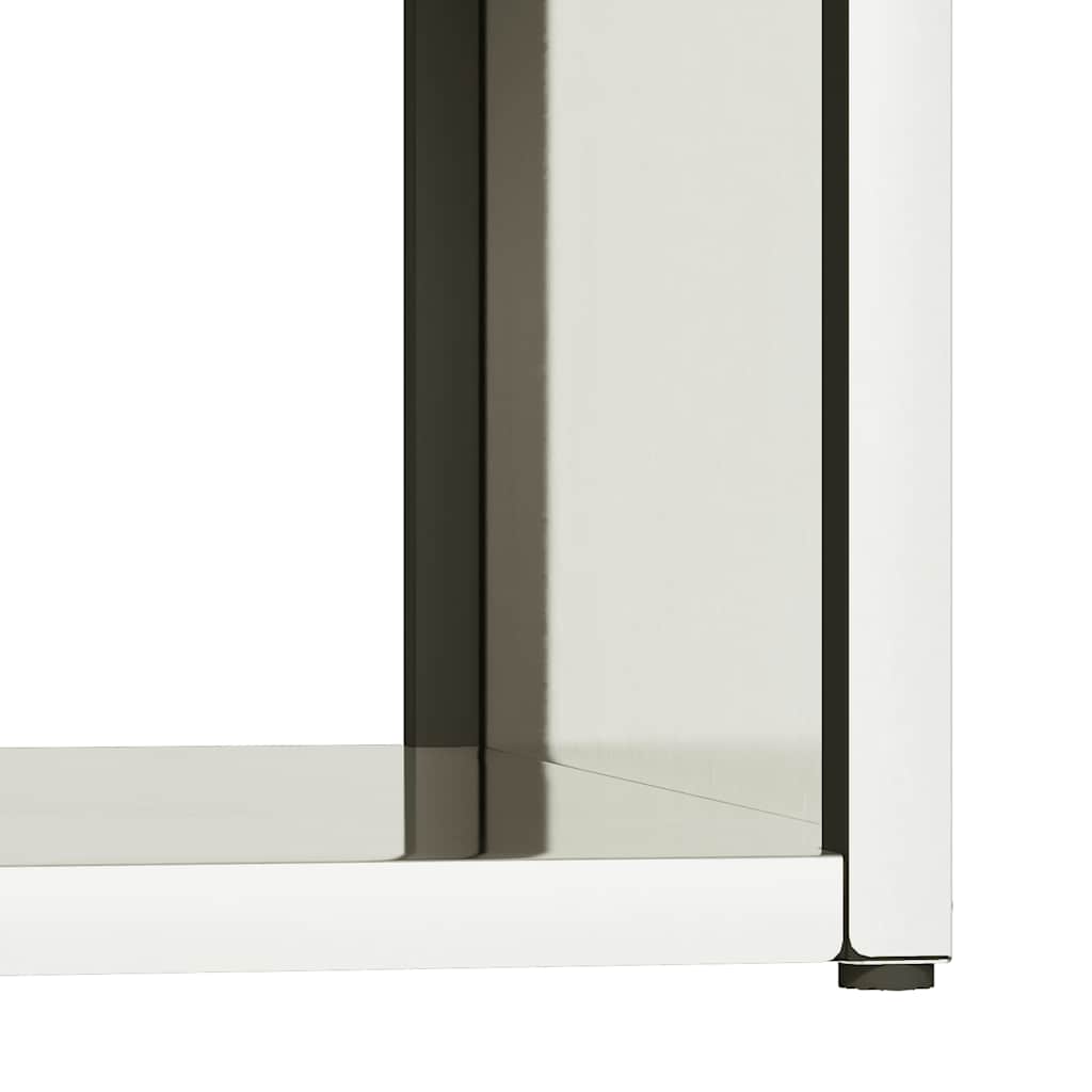 Firewood rack, 40x40x40 cm, stainless steel