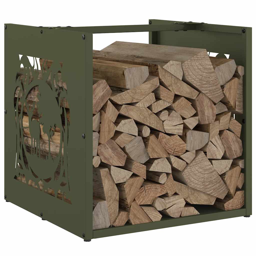 Firewood rack, 40x40x40 cm, cold-rolled steel