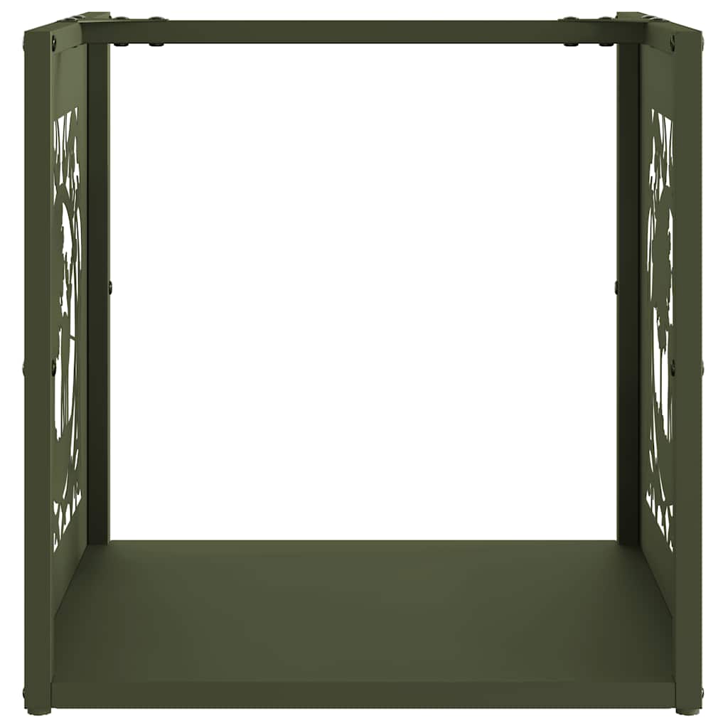 Firewood rack, 40x40x40 cm, cold-rolled steel