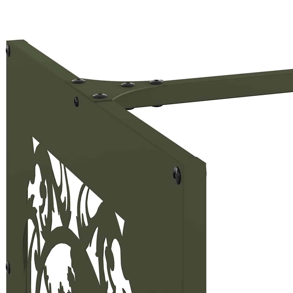 Firewood rack, 40x40x40 cm, cold-rolled steel