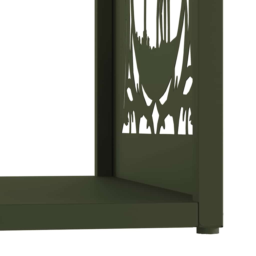 Firewood rack, 40x40x40 cm, cold-rolled steel