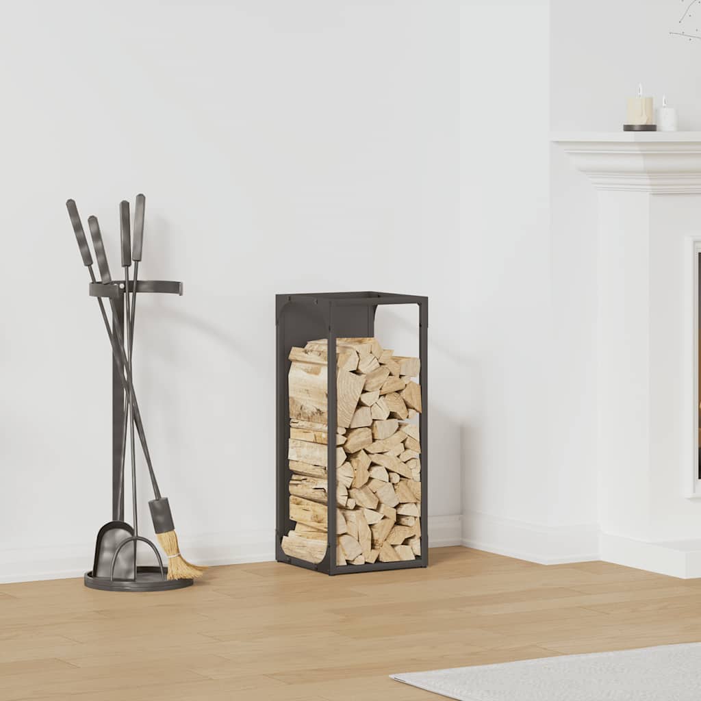 Malkų lentyna Juoda 25x25x60 cm Šaltai valcuotas plienas