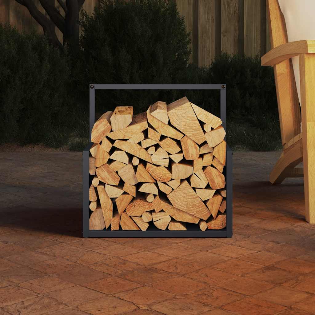 Firewood rack, 40x40x40 cm, cold-rolled steel