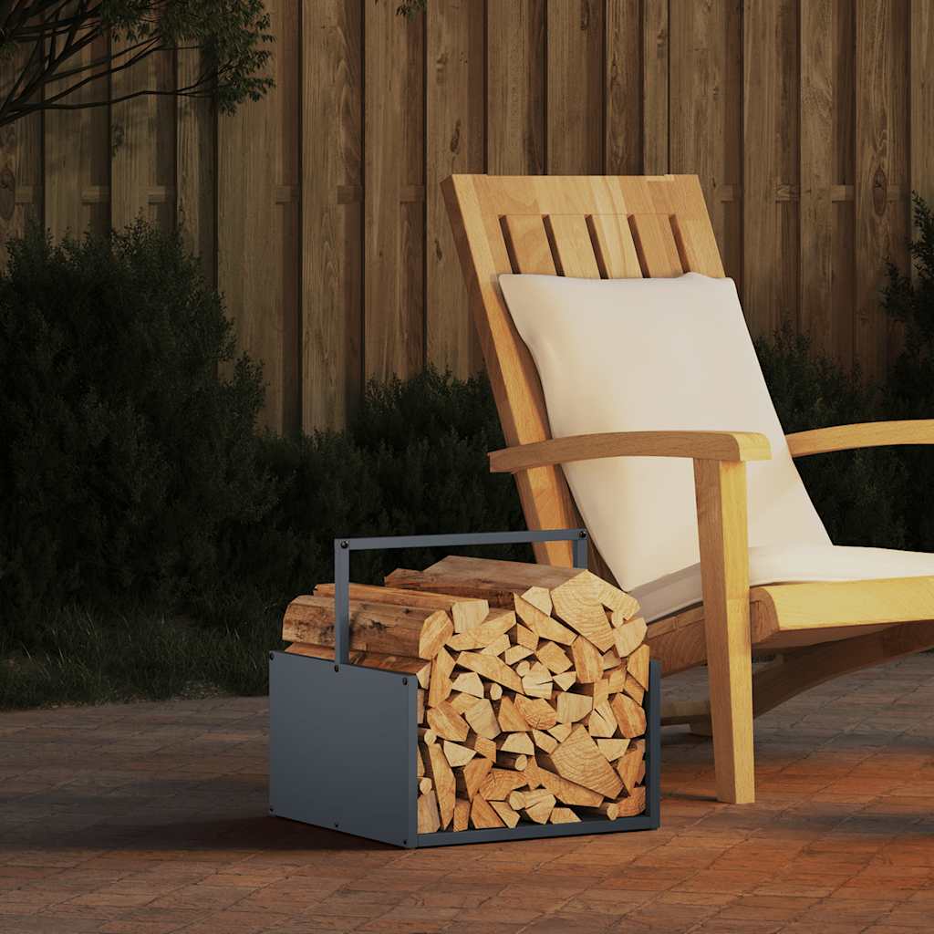 Firewood rack, 40x40x40 cm, cold-rolled steel
