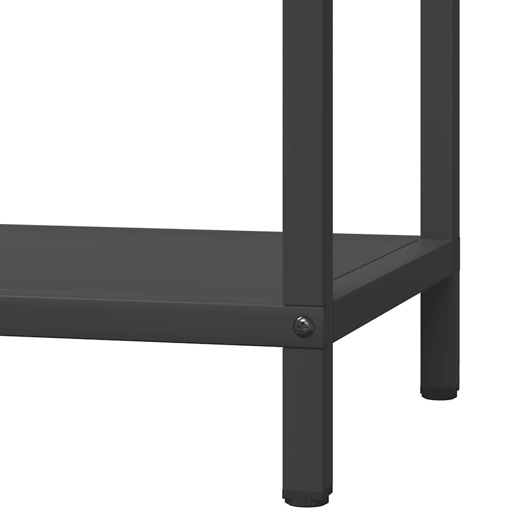 Log rack, black, 40x25x90 cm, cold-rolled steel