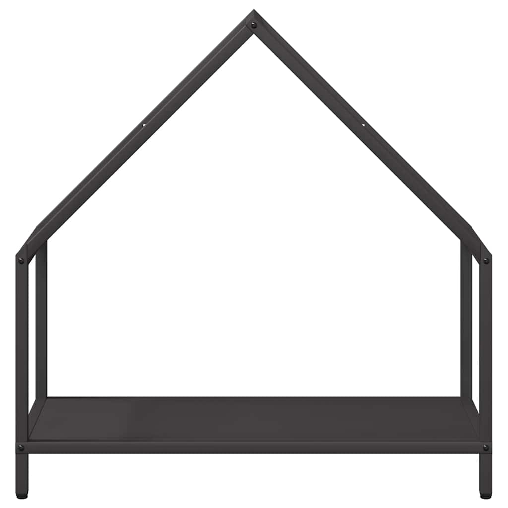 Malkų lentyna Juoda 60x25x60 cm Šaltai valcuotas plienas