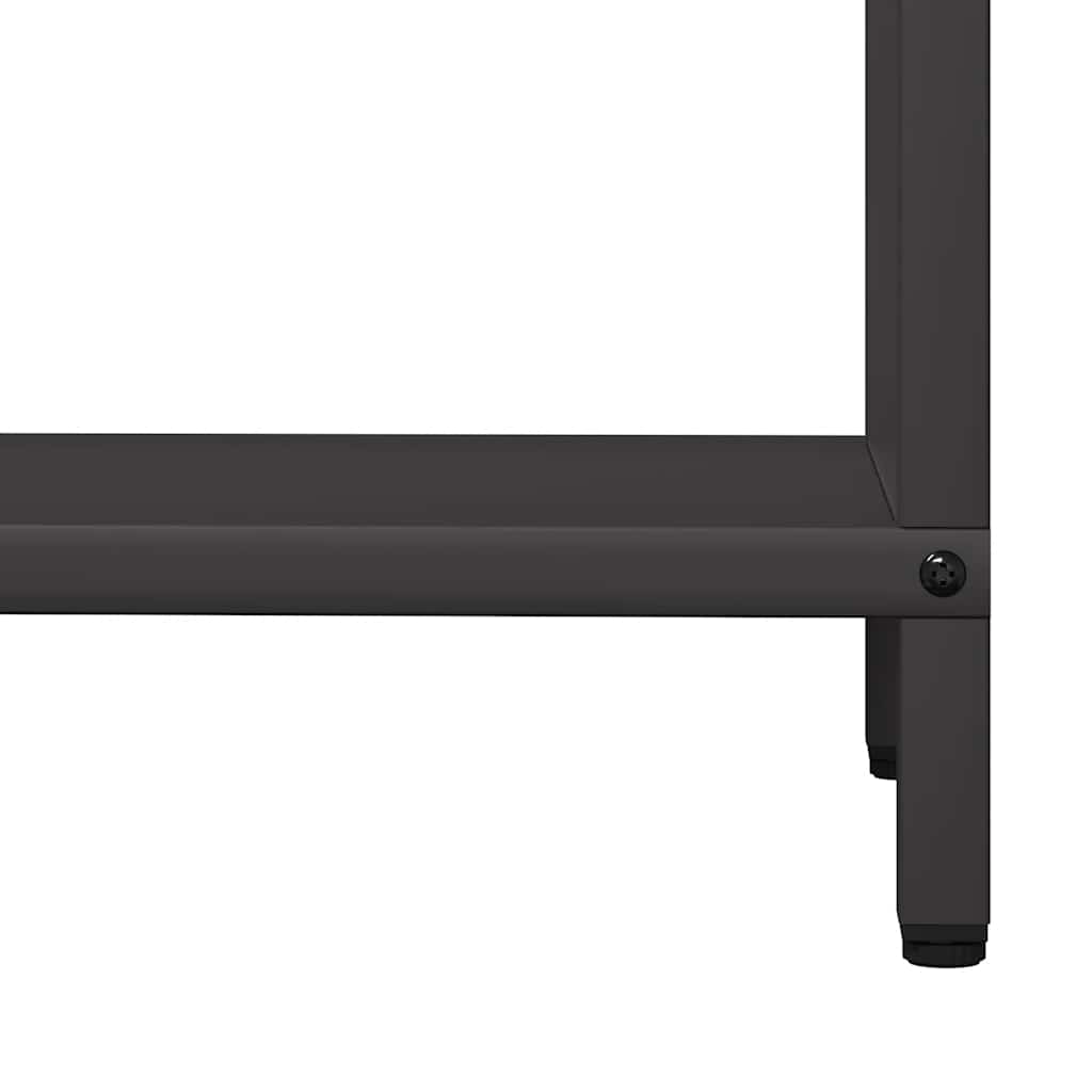 Malkų lentyna Juoda 60x25x60 cm Šaltai valcuotas plienas